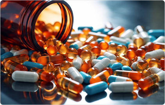 Pharmaceuticals & Healthcare – Drug intermediates and speciality formulations